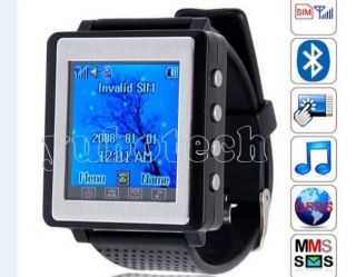 New GSM Unlocked AK810 Mobile Phone Watch Touch Screen+ /Mp4