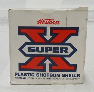 OLD WINCHESTER WESTERN SUPER X 410 GA. SHOTGUN SHELL BOX EMPTY