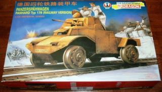 Dragon 135 German Panhard Typ 187 Panzerspahwage​n Railroad Version 