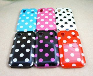 Newly listed 6pcs hot TPU Polka Dots soft Back Cover Case for Samsung 
