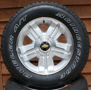 Set of 4 2013 Chevy Silverado 18 Z71 Aluminum Wheels Rims Bridgestone 
