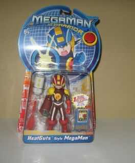 New 2004 Mattel 6 Megaman NT Warrior HeatGuts Style MegaMan Action 