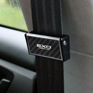 New EXO Real Cabon Seat Belt Stopper Clip Set #2 Comfort car belt#