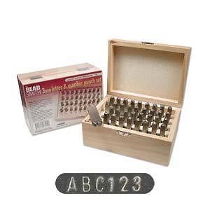 Newly listed Beadsmith 3 mm 1/8 Letter Number Metal Punch Stamp Set 