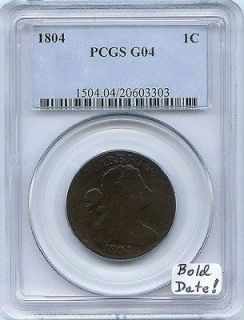 1804 large cent in Draped Bust (1796 1807)