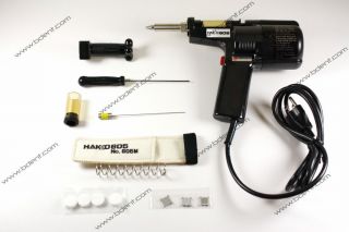 NEW Hakko Desoldering Gun 808 5/808 Kit/P includes 2 extra tips, nice 