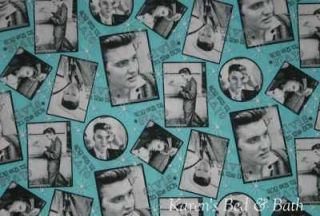 Elvis Presley Photos Music Rock n Roll Handcrafted 3pc Swags Curtain 