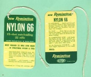 remington nylon 66 factory hang tag r 