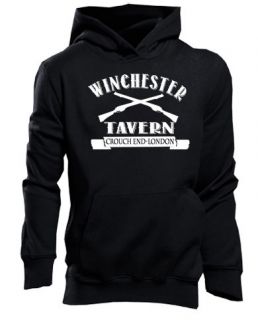 SHAUN OF THE DEAD WINCHESTER TAVERN LONDON ZOMBIE MENS FILM HOODIE 
