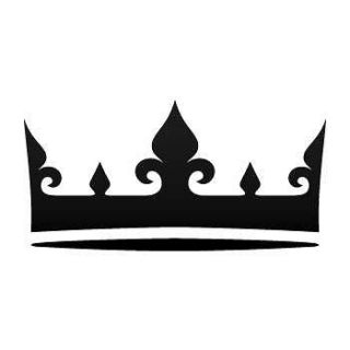 Decals Sticker Royal Crown Fairytale Chess Queen King Kingdom Prince 