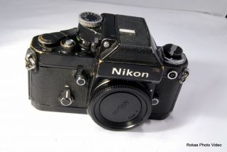 nikon f2 camera body only photomic with working meter one