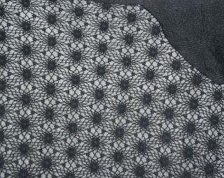 black halloween spider web cotton lace sold by the yard
