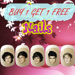 40 One Direction Nail Art Stickers Water Decal Transfers **Post Today 