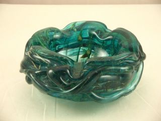 phoenician art glass ashtray signed from united kingdom time left