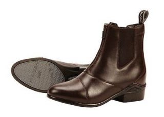 new dublin defy zip paddock boot dark brown 8 5