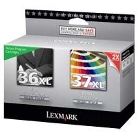 Twin Pack 36XL, 37XL 18C2249 Color Black Ink
