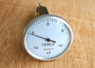 NEW .0005 Vertical Dial Test Indicator 7 Jewels 0 .030 mill jig 