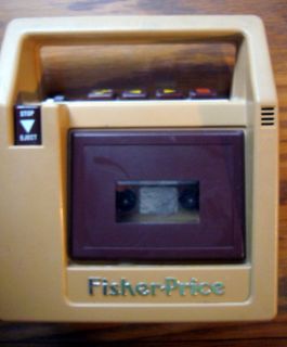 RARE Vintage Fisher Price Tape Cassette Player Recorder Tested Works 