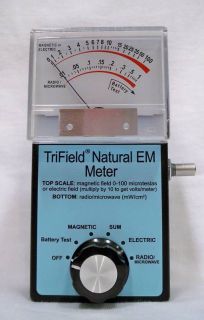 trifield natural em meter emf meter brand new one day