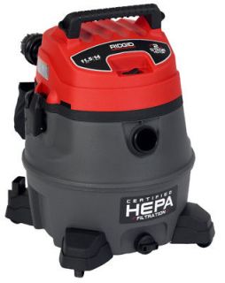 ridgid 40048 rv2400hf certified hepa 14gal vacuum 