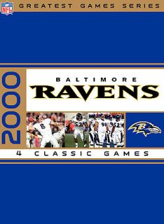 NFL Greatest Games Series Baltimore Ravens 2000 Playoffs DVD, 2007, 4 
