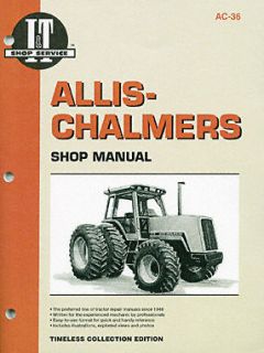 shop manual allis chalmers models 8010 8030 8050 8070 time