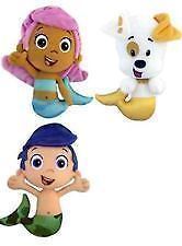 all 3 bubble guppies plush bubble puppy gil and molly