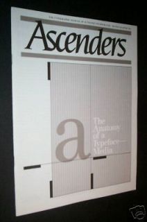 ascenders the typographic journal of autologic inc s time left