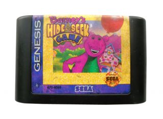 Barneys Hide and Seek Game Sega Genesis, 1993