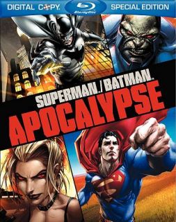 Superman Batman Apocalypse Blu ray Disc, 2011, With Green Lantern 