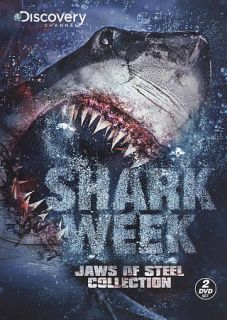 Shark Week Jaws of Steel Collection DVD, 2010, 2 Disc Set, Foil 