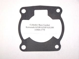 Cylinder Base Gasket Kawasaki KX80 KX85 KX100 11060 1779 Cylinder Base 