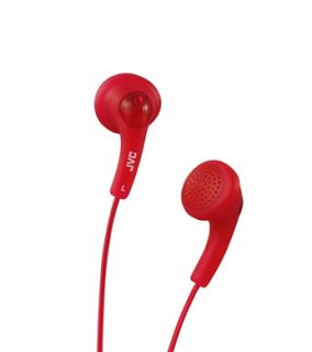 JVC Gumy HA F150 In Ear only Headphones   Raspberry Red