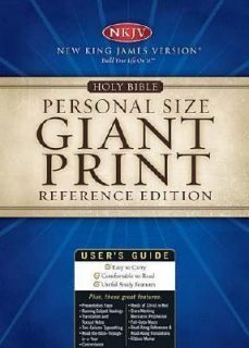 Holy Bible Personal Size Giant Print Reference Edition by Thomas 