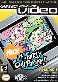GBA Video The Fairly OddParents Volume 1 Nintendo Game Boy Advance 