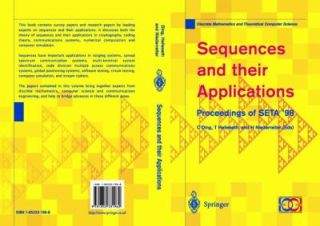   and Their Applications Proceedings of SETA98 1999, Paperback