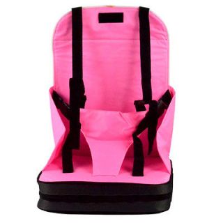 K0E1 Portable Toddlers Dining Chair Booster Fold up Seat Cushion Bag 