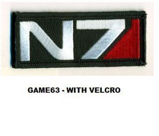 mass effect cosplay velcro patch game63 