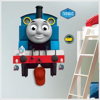 THOMAS THE TANK ENGINE wall stickers with hooks MURAL train 22 by 30 