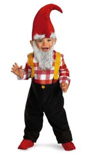 boys toddler child garden roaming gnome costume