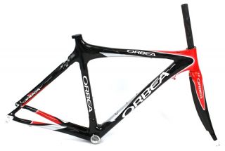 2008 ORBEA OPAL 60cm Road / Tri Bike Frameset Full Carbon W/Fork Red 