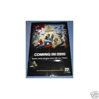 lego universe game 28x20 poster  5 00