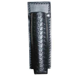 Boston Leather 5489 3 Black Basketweave Collapsible Baton Holder Foam 