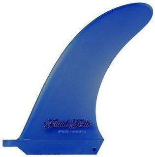 FCS FINGER 7.25 SURFBOARD LONGBOARD FIN BLUE PG   BRAND NEW KEEL