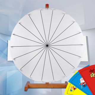 Hot Selling Editable 30 Trade Show Prize Wheel DIY Spin Game Carnival 