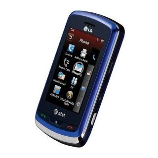 AT&T LG Xenon GR500 No Contract GSM 3G QWERTY Touch Camera Blue Cell 