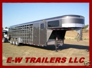 new 2012 delta stock and cattle trailer 28 gooseneck time