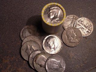 Newly listed 1 Unsearched Half Dollar Bank Roll ($10)  Old Silver 