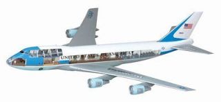 Dragon 1/144 AF One 747 with Cutaway Views plastic model kit new 14703