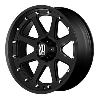 KMC XD798 ADDICT XD79879080712N 17X9  12MM OFFSET 8X6.5 M BLACK SINGLE 